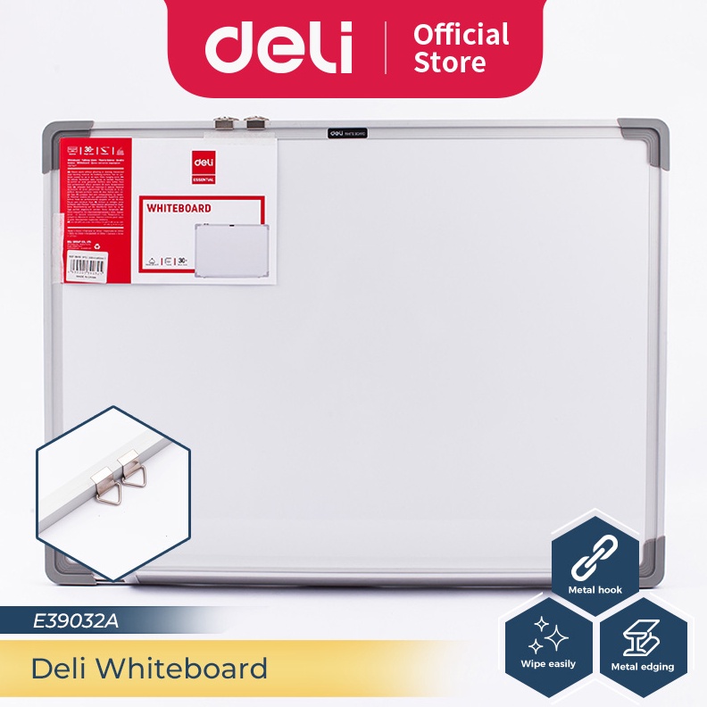 

ART G1H8 Deli Whiteboard Papan Tulis Putih Magnetik Ukuran 45 x 6 cm Kokoh Cocok Untuk Kantor E3932A