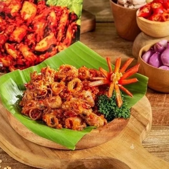 

sambal cumi, sambal, olahan cumi