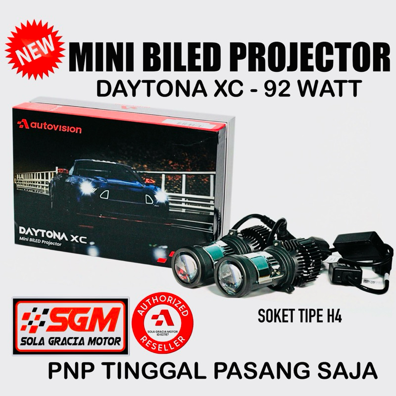 Autovision Mini Biled Projector Daytona XC 92 Watt.