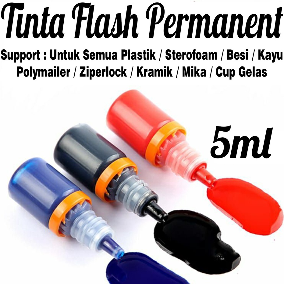 

KP8 Tinta Stempel Permanent Wateroof 5ml