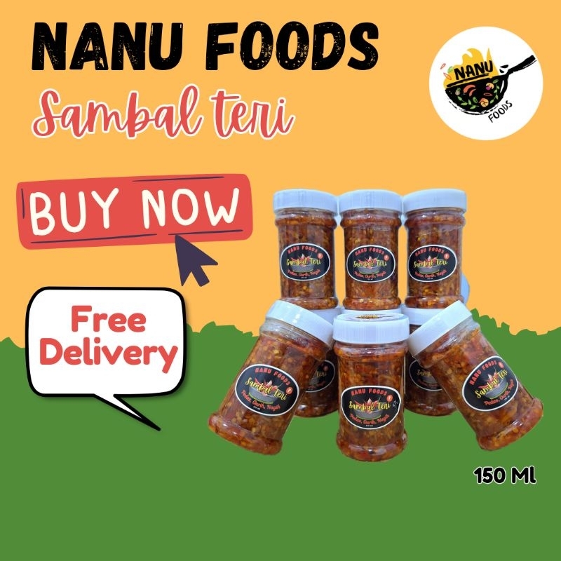 

SAMBAL TERI MEDAN 150 GR / SAMBEL TERI PEDAS