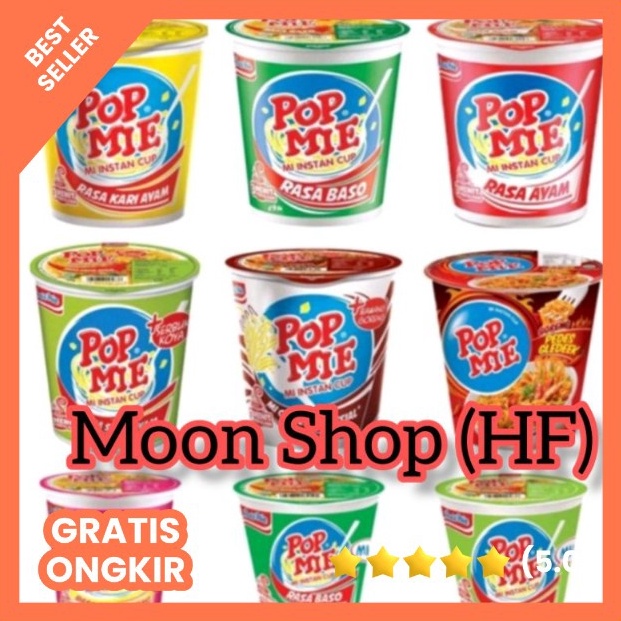 

Star seller POP MIE MIE INSTAN CUP 75gr PER PCS