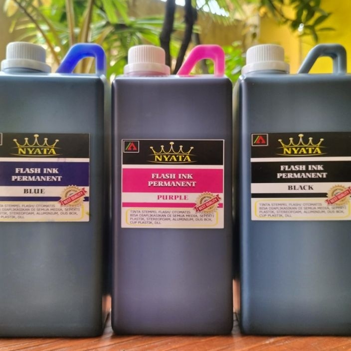 

Istimewa TINTA PERMANENT FLASH OTOMATIS MEDIA PLASTIK DLL isi 1 ltr