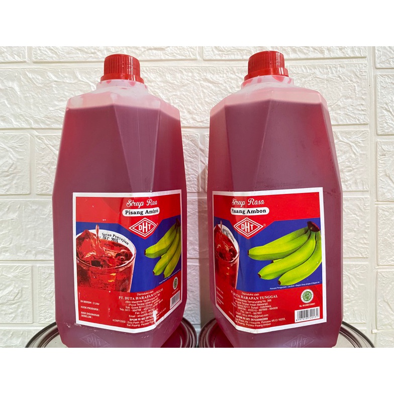 

Promo besar SIRUP DHT PISANG AMBON KHAS MAKASSAR 2 LITER