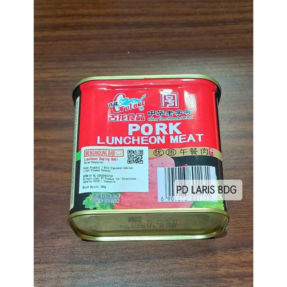 

Official Shop Gulong Pork Luncheon Meat 34gr Luncheon Daging Babi Ham Wost Daging Babi Olahan Non Halal