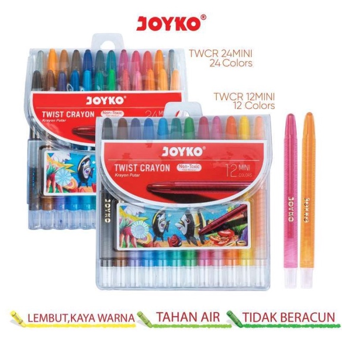 

KODE D34Y Crayon Putar Titi Joyko 24 MINI