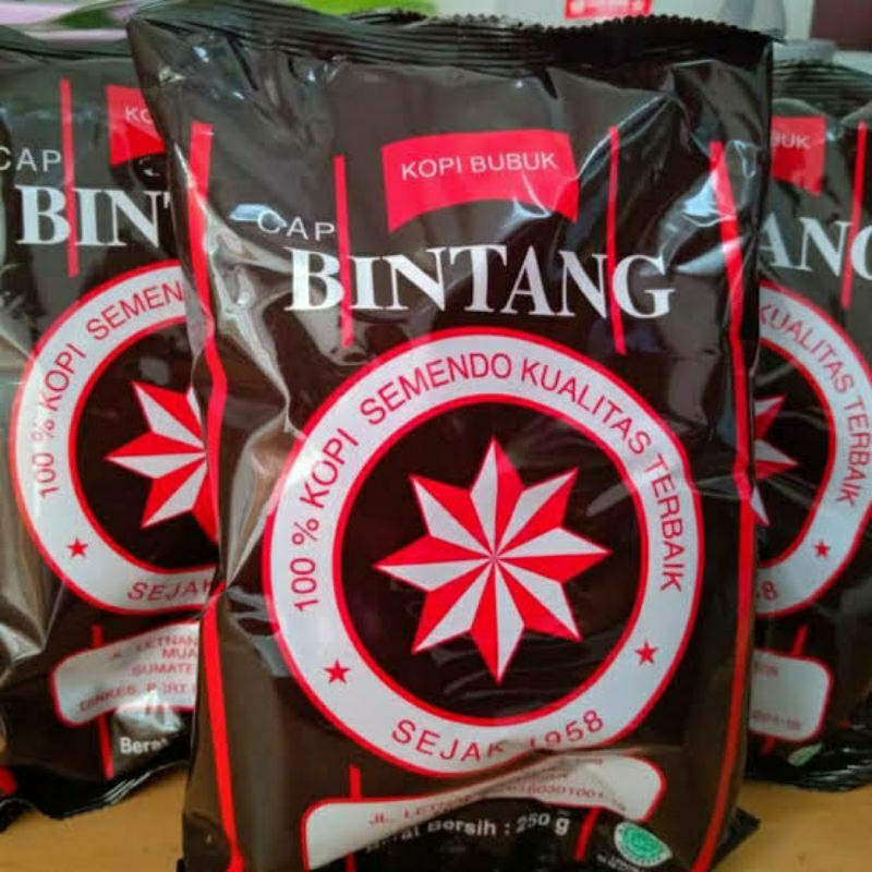 

Kopi Bubuk Cap Bintang Asli Semendo : Kemasan 250 Gram