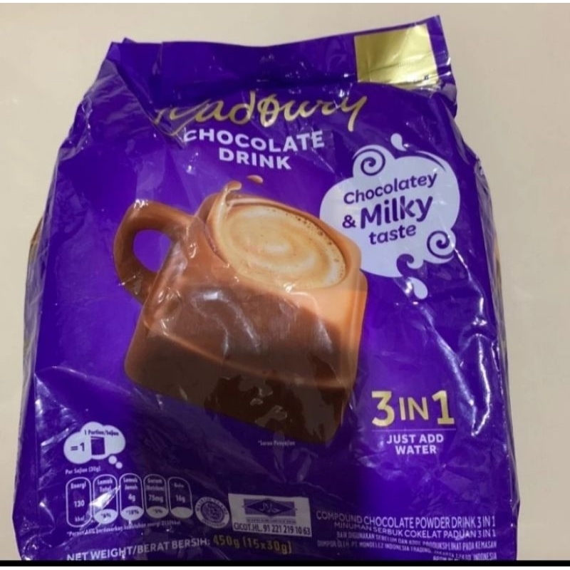 

minuman cadbury 1 pak