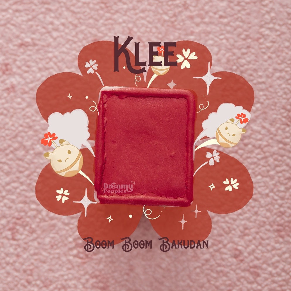 

KODE Y97W Dreamy Poppies Genshin Handmade Waterlor Series 4