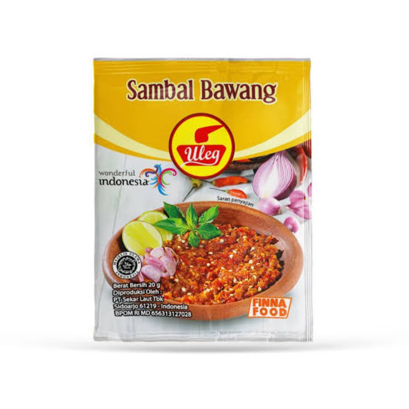 

sambal bawang uleg 10 saset sambel ulek