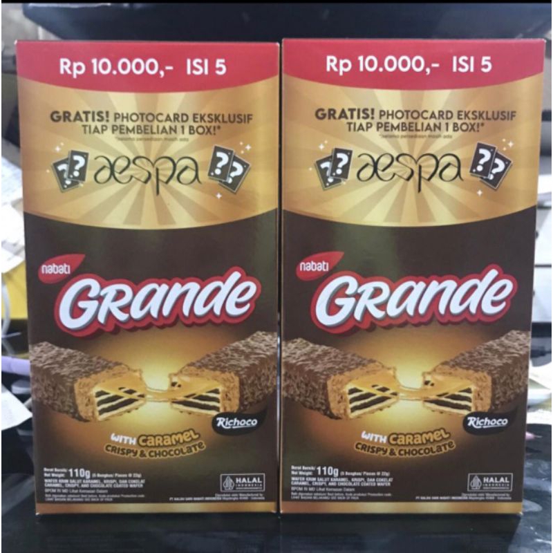 

Nabati grande isi 5pcs free card aespa