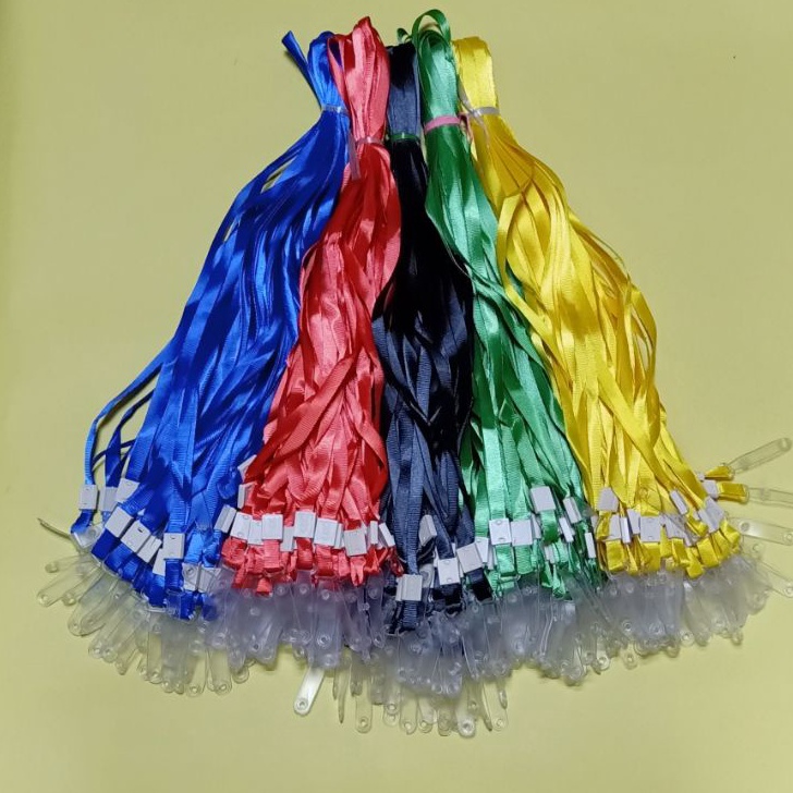 

KF7 Tali id kilap 1CM pengait kancing karet isi 1 pcs