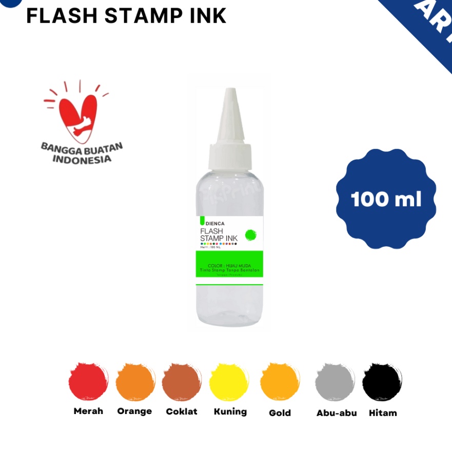 

Sale Dienca Flash Stamp Ink Tinta Stempel 1ml PART 1