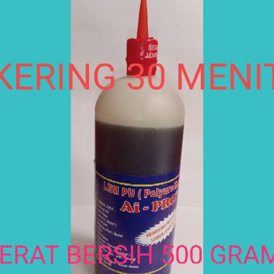

Murah LEM PU MERAH 3 MENIT KERING merk AiPRO or lem busa or le botol berat bersih gram