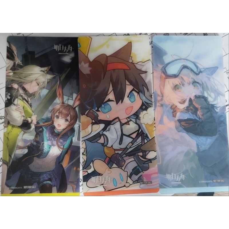 

Arknights Clear Photocard Ori Blaze, Amiya and Kal'tsit, Suzuran Rare