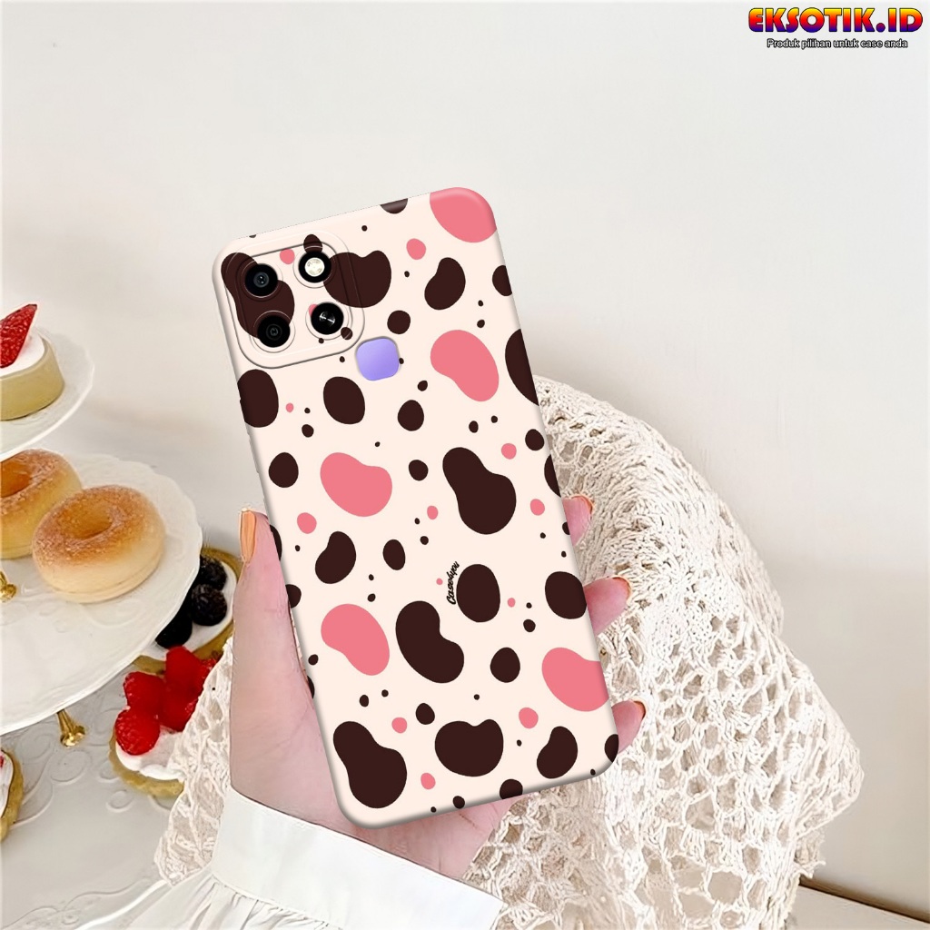 Case Infinix Smart 6 - Casing Infinix Smart 6 - Fashion Case - Silikon Infinix Smart 6  - Motif Kere