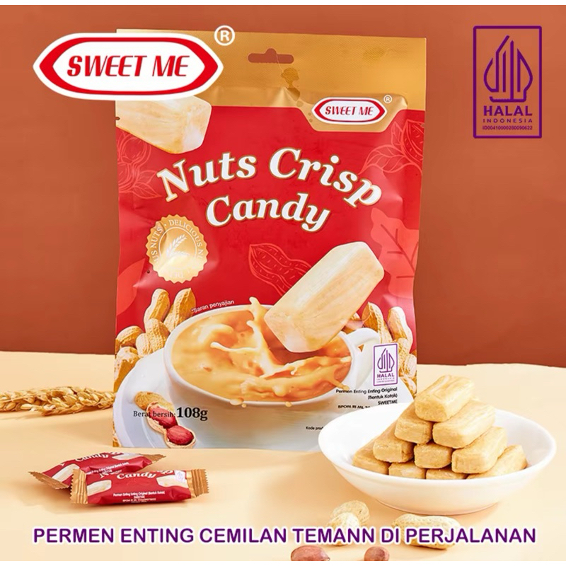 

Luvmi Enting Nutscrips Candy isi 108 gram