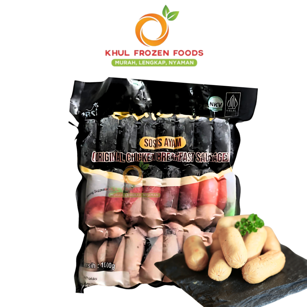 Zaitun Breakfast Sosis Ayam 1kg/ Sosis ayam cocktail/ Sosis ayam kecil/ Sosis grill