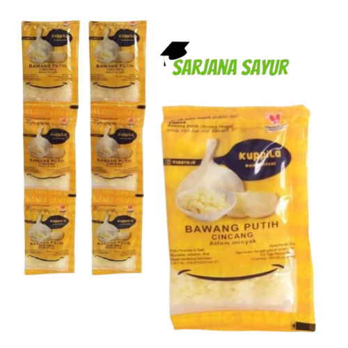

Bawang Putih Cincang Dalam Minyak (Sachet) - Kuppila