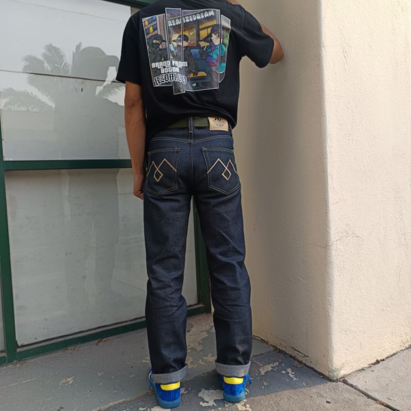 CELANA LEVIS DENIM SALVADGE || 15OZ