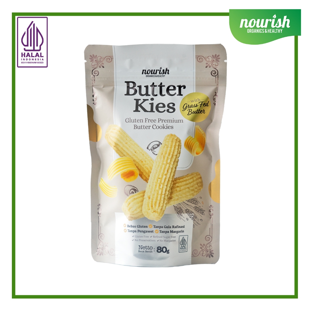 

Butter Kies - Gluten Free Premium Grass Fed Butter Cookies 80gr