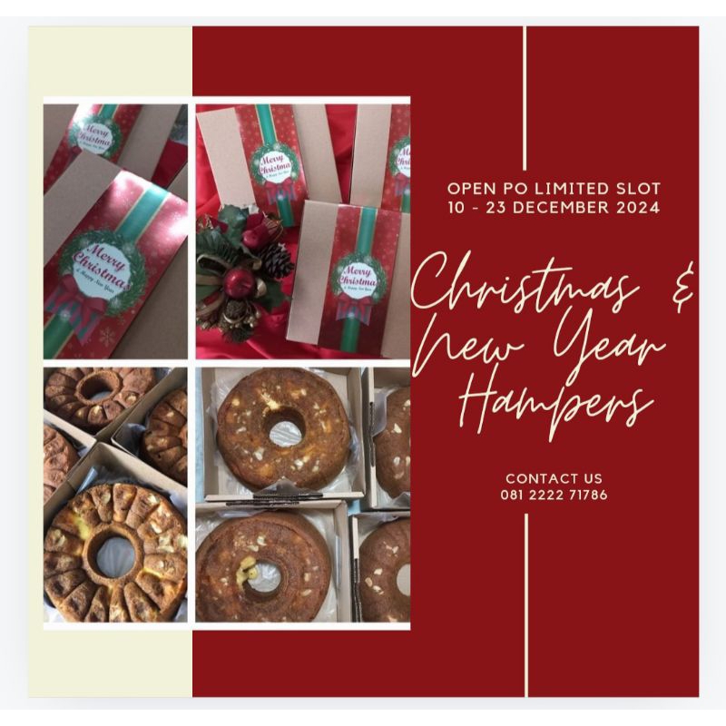 

Hampers Natal & Tahun Baru Banana cake