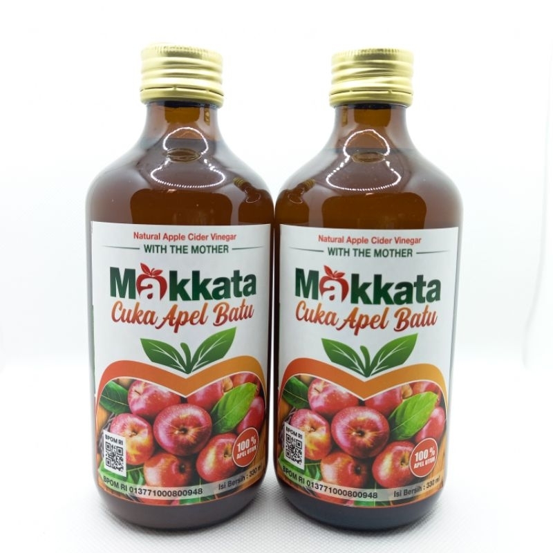 

Cuka Apel MAKKATA Nutri Great Royal sultan 330 ml 100% sari apel murni