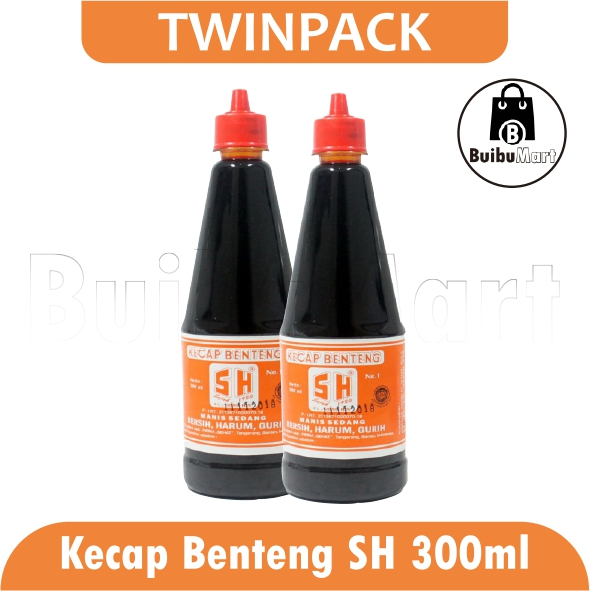 

[ Twin Pack ] SH Benteng Kecap Manis Kemasan Botol 300ml X2