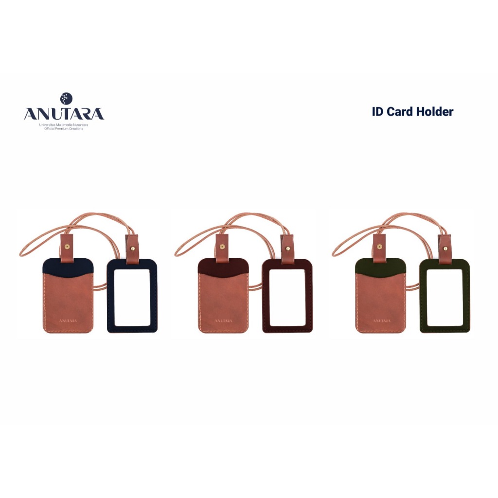 

Leather Handsewn ID Card Holder + Lanyard I Anutara
