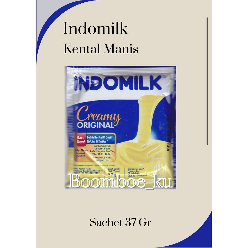 

Indomilk Kental Manis 37Gr