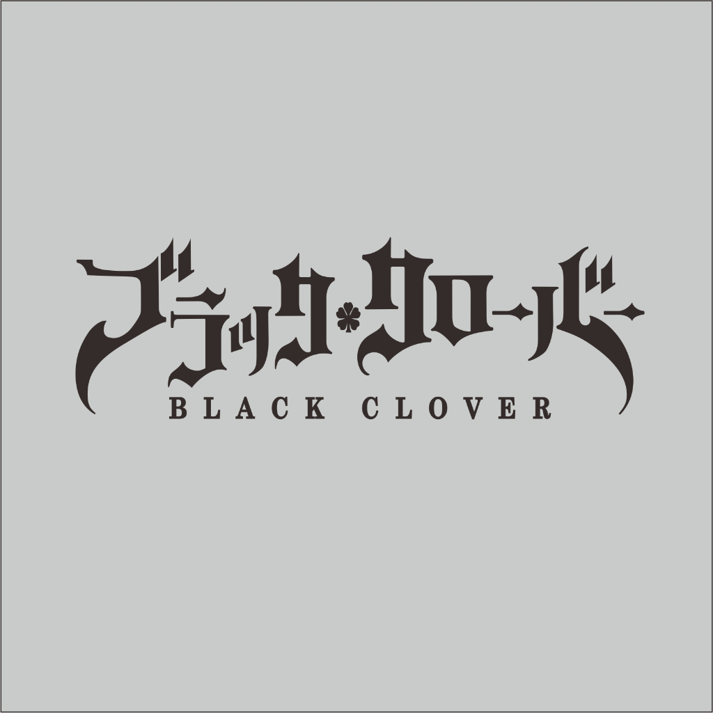 

Cutting Sticker - Stiker Black Clover Logo 25x8cm