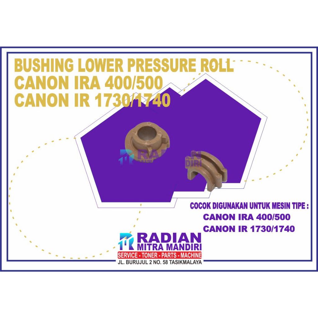 BUSHING LOWER MESIN FOTOCOPY CANON IR ADVANCE 400/500 IR 1730/1740