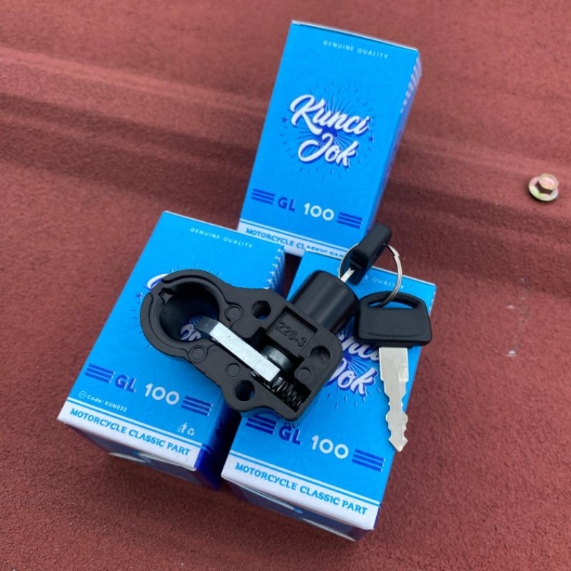 kunci jog gl100 mirip ori kancing jok gl100