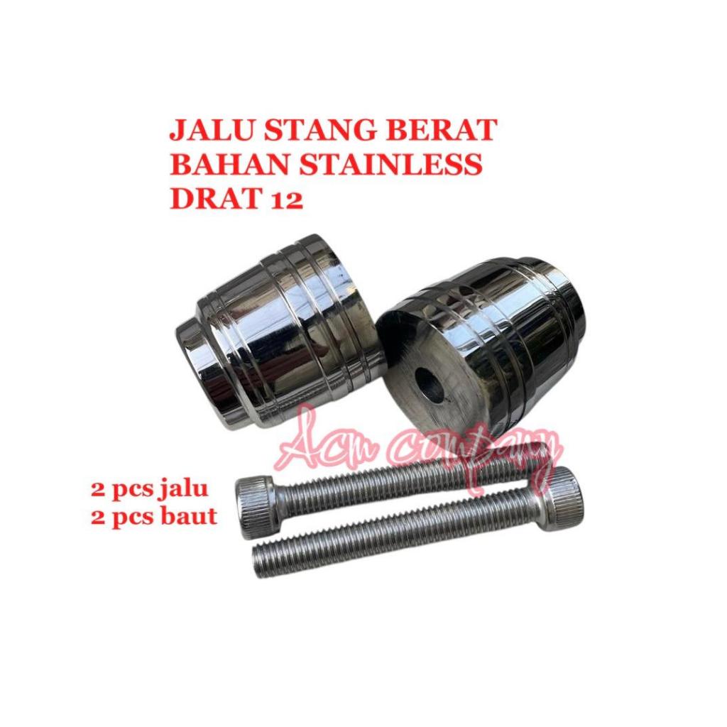 Jalu Bandul Stang Stir Buat-12 Ninja R SS RR New Old Ninja R RR 150 / 250 CC - BAHAN STAINLES STENLI