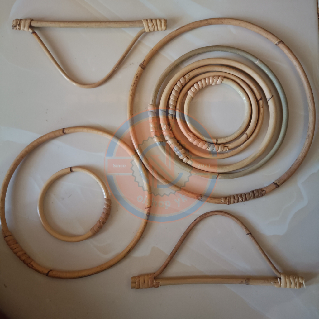 handle tas rotan | ring rotan | pegangan tas rotan |jinjingan tas dari rotan | rotan bulat