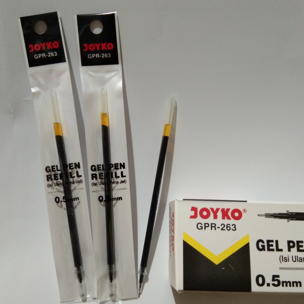 

PACK ~ isi pulpen gel jarum, isi pulpen joyko, isi pulpen isi 24 pcs