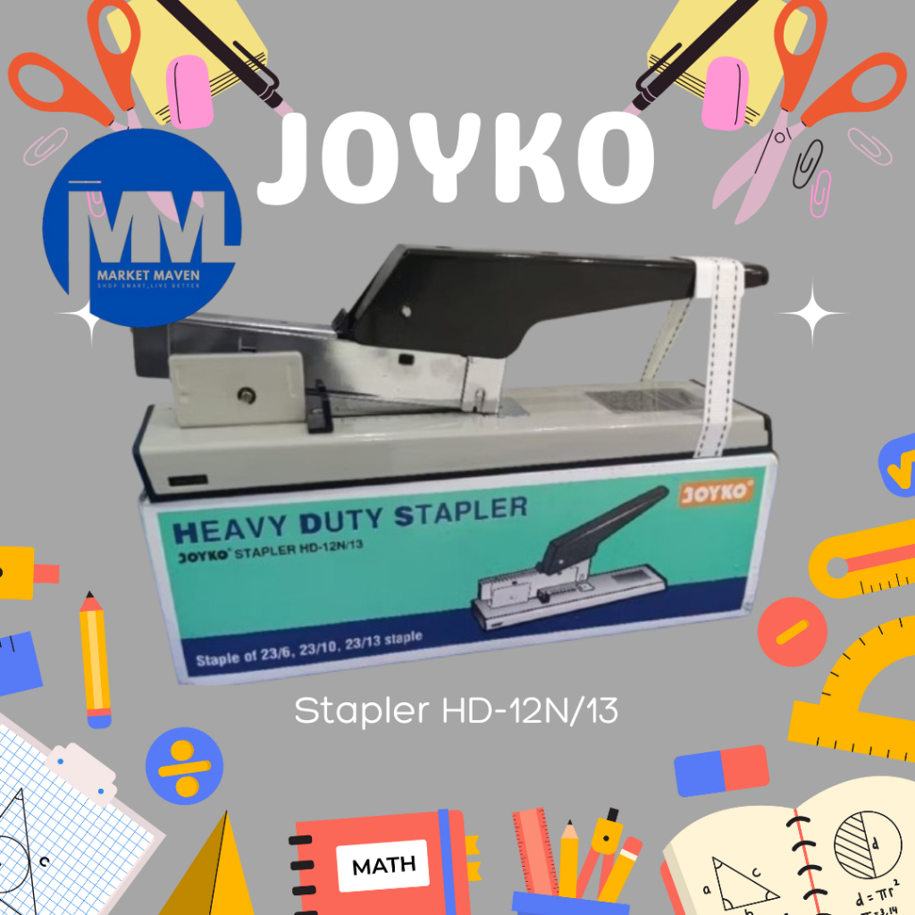 

Hekter Besar Stapler Joyko Heavy Duty 12N/13 / Hekter Joyko Untuk kertas tebal / Hekter Serbaguna