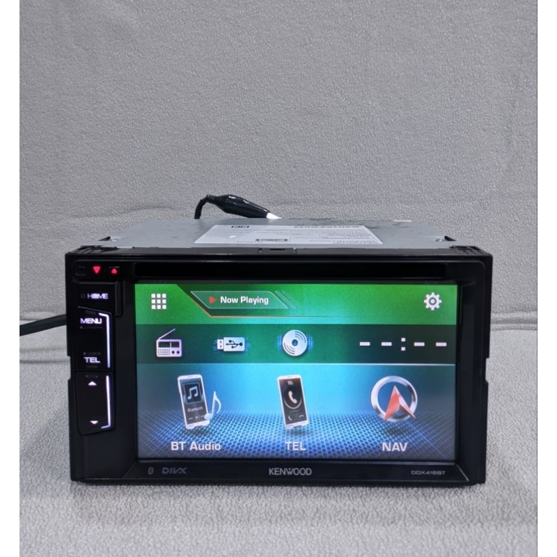 head unit double din merk Kenwood DDX-418-BT