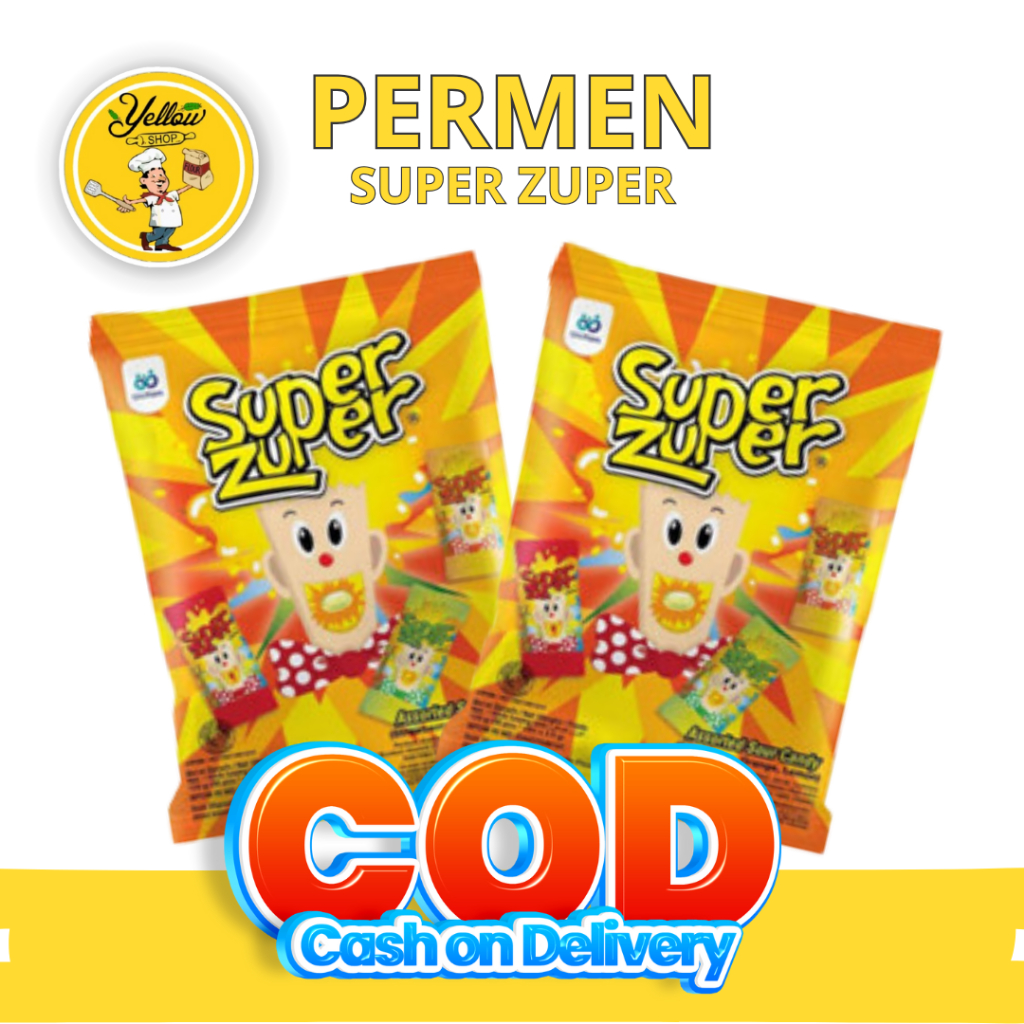

PERMEN SUPER ZUPER 125GR ISI 50PCS /PERMEN ANEKA RASA