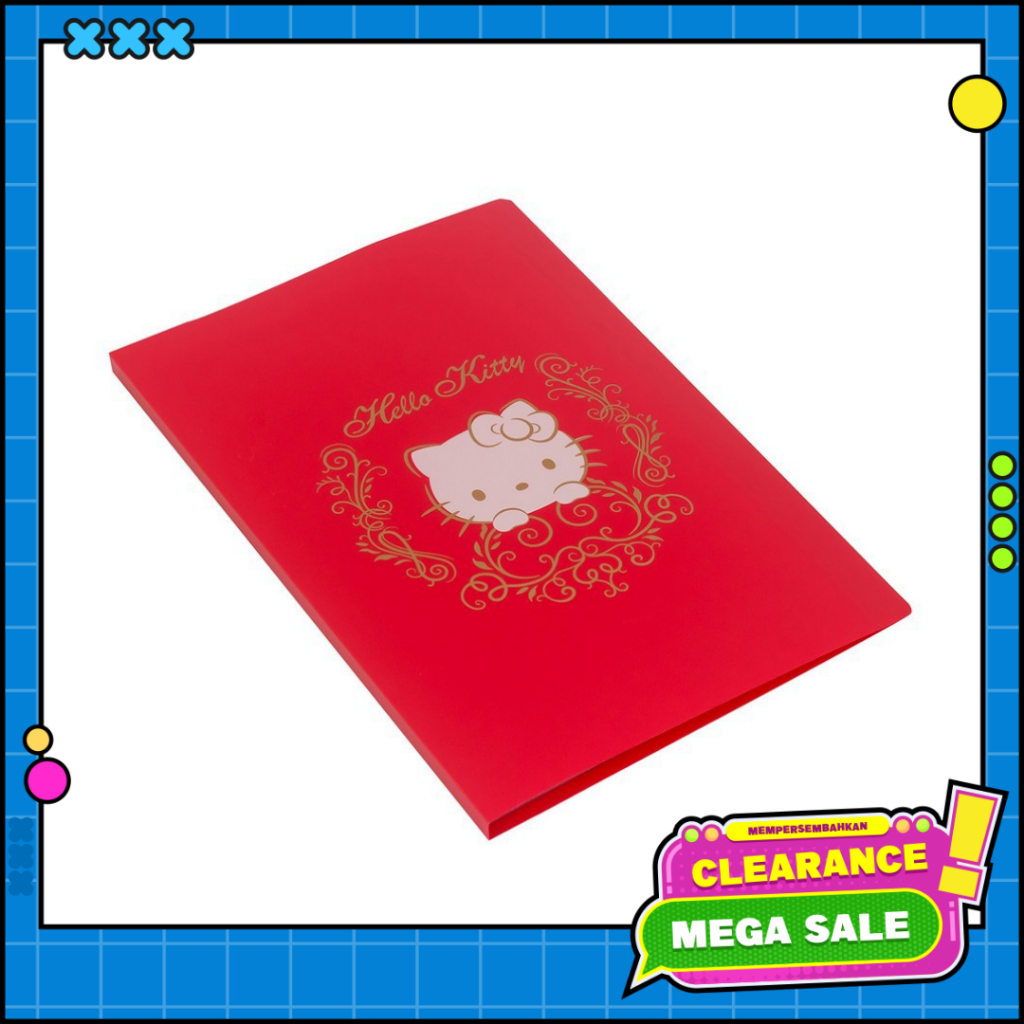 

[BMS Tangerang] Bantex Display Book Hello Kitty 20 Sheets Folio #3183AHK