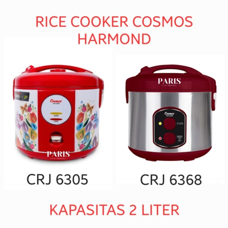 RICE COOKER COSMOS HARMOND 2L CRJ 6368 / CRJ 6305 - MAGIC COM COSMOS HARMOND CRJ6368 CRJ6305