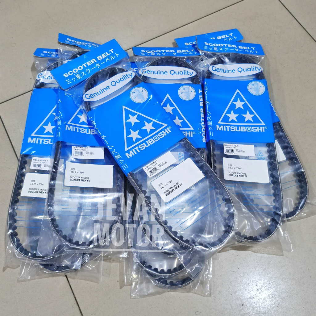 MITSUBOSHI Vanbelt Nex / V Belt Suzuki Nex / Vanbelt Suzuki Nex
