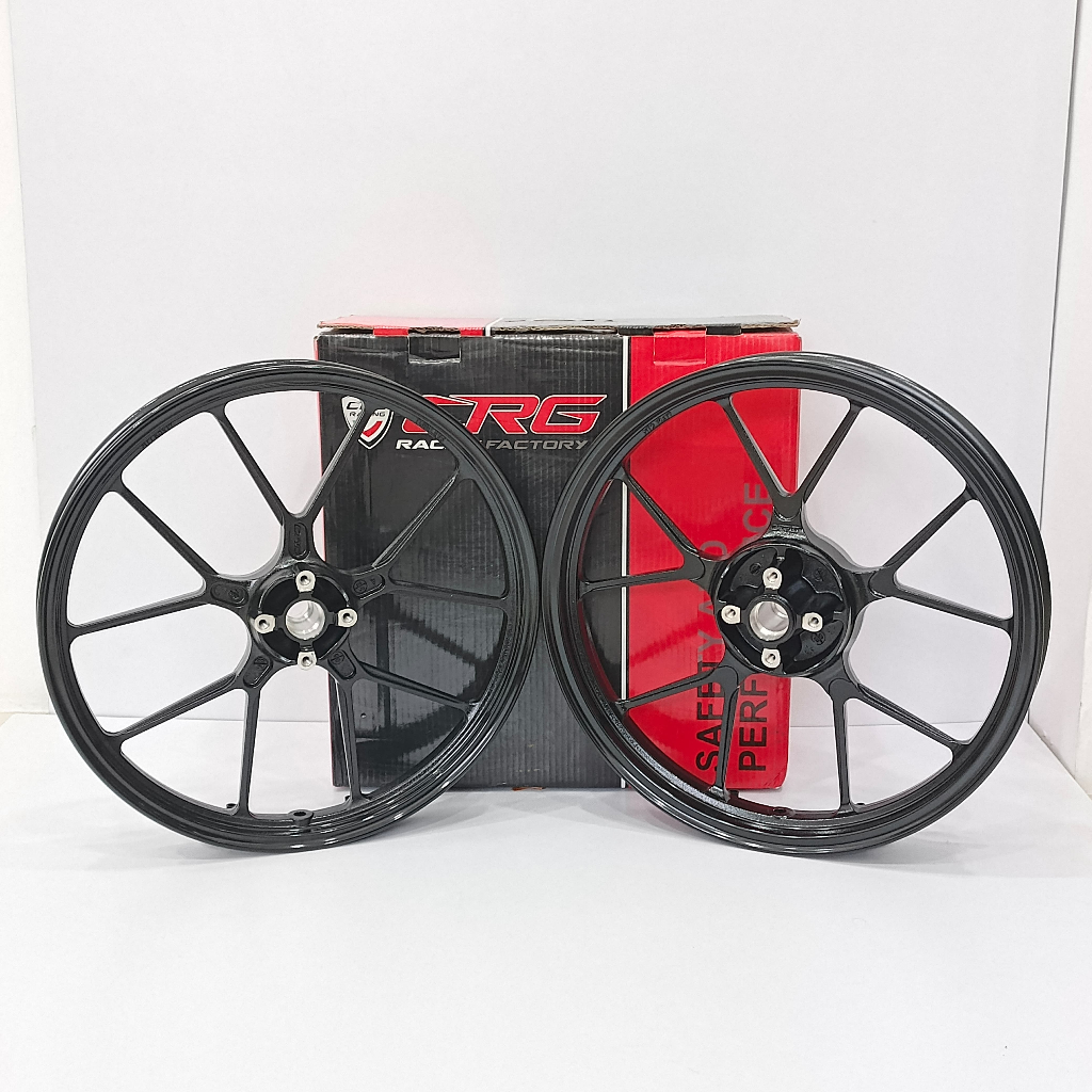 VELG RACING CRG RACING FACTORY PALANG 6 & PALANG 10 THAILAND HITAM , BROWN RING 17 x 160 / 215 UNTUK