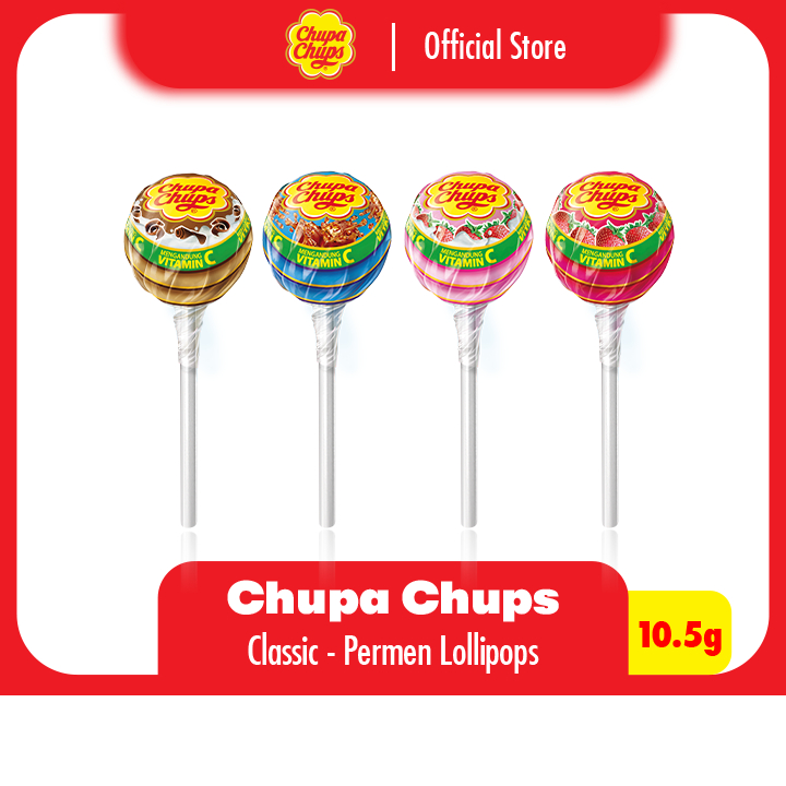 

Chupa Chups Lollipops Classic 12g - Permen Lolipop