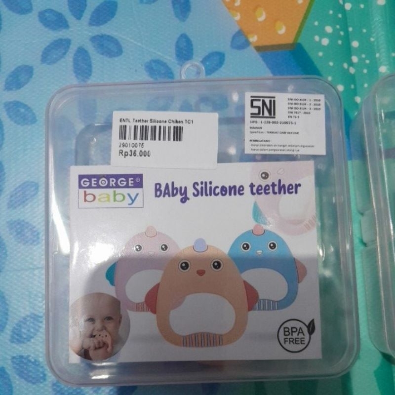 George baby silicone teether/ gigitan bayi / teether bayi