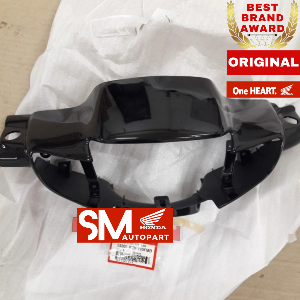 53205-KEV-790FMB BATOK LAMPU COVER HEADLAMP - Supra 100 Tromol Hitam  HONDA ORI -