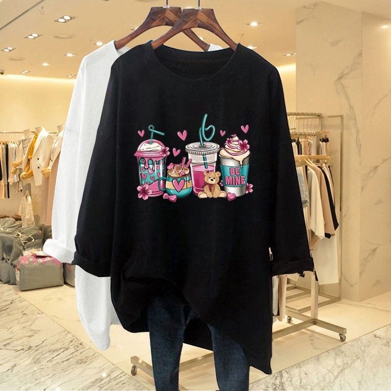 OBLONG LENGAN PANJANG/KAOS OBLONG WANITA/OBLONG WANITA LENGAN PANJANG OVERSIZE/BAJU LENGAN PANJANG W