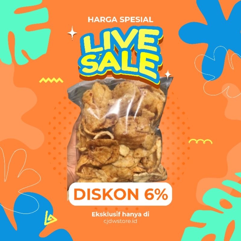 

Kripik Gropak Pedas Keripik Opak Bestak Balado 250 gram