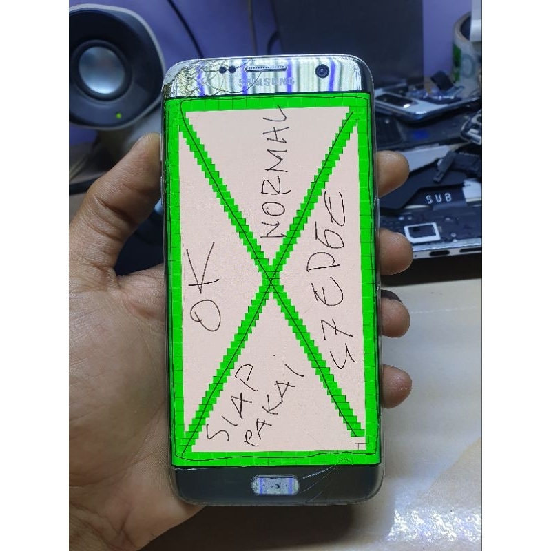 Lcd Samsung S7 Edge Original Copotan