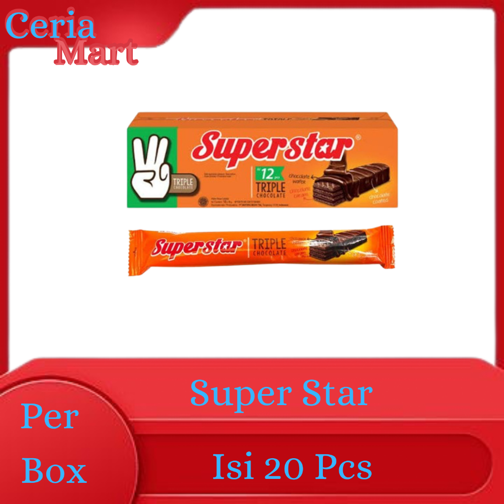 

WAFER SUPER STAR 1 BOX ISI 20 PCS Kering